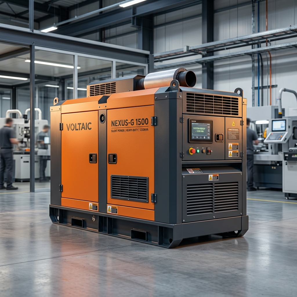 Fiş Jeneratör 10 kVA Sessiz Kabinli Dizel Jeneratör